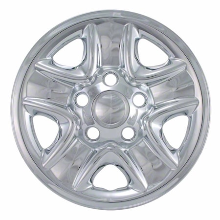 Coast2Coast 18", Chrome Plated, Plastic, Set Of 4, Compatible With Steel Wheels IWCIMP77X